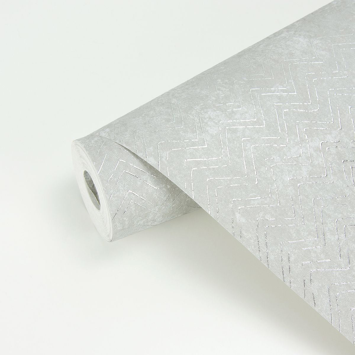 luna-silver-distressed-chevron-wallpaper-york-wallcoverings-2927-00607 - York Wallpaper Wallpaper