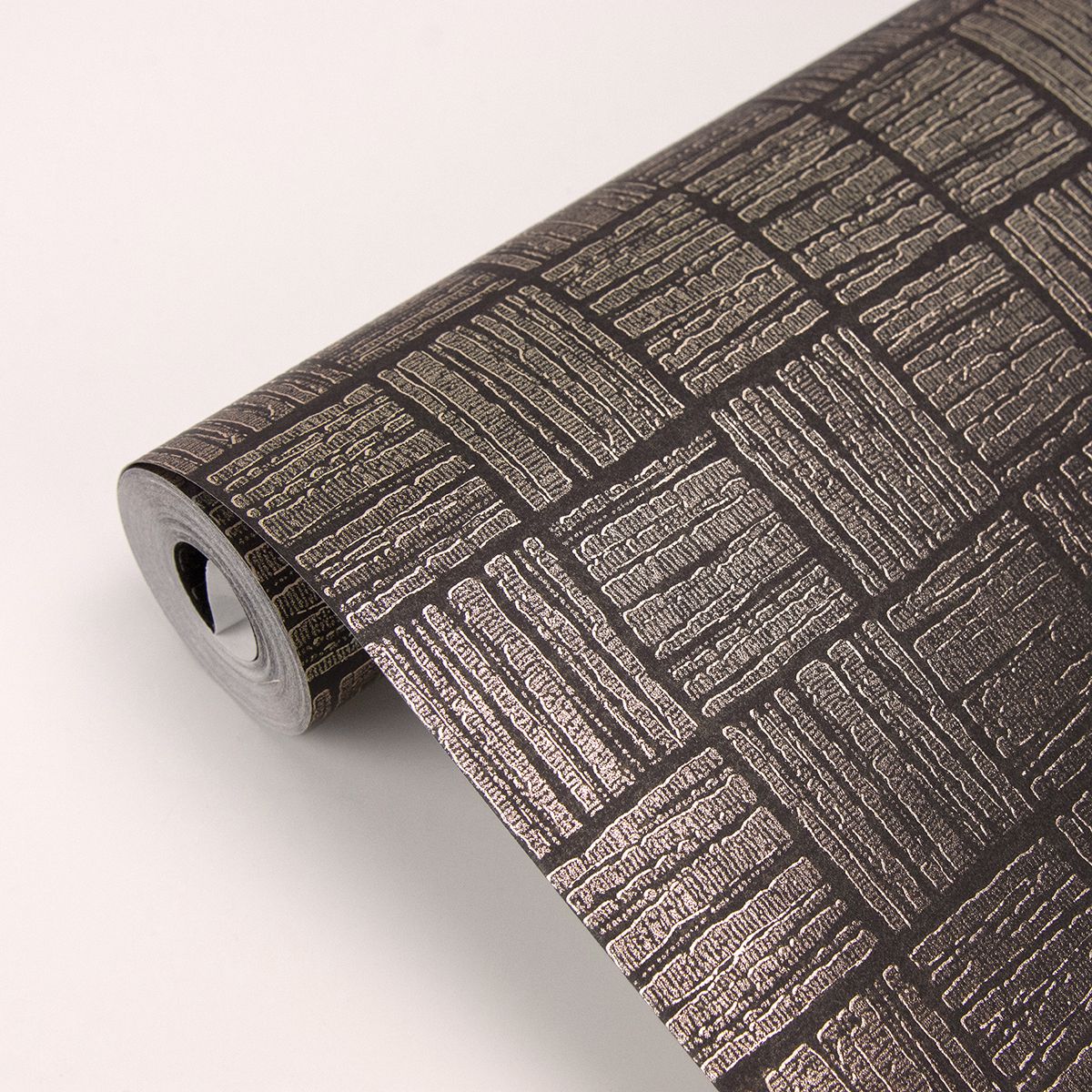 glint-black-distressed-geometric-wallpaper-york-wallcoverings-2927-10501 - York Wallpaper Wallpaper