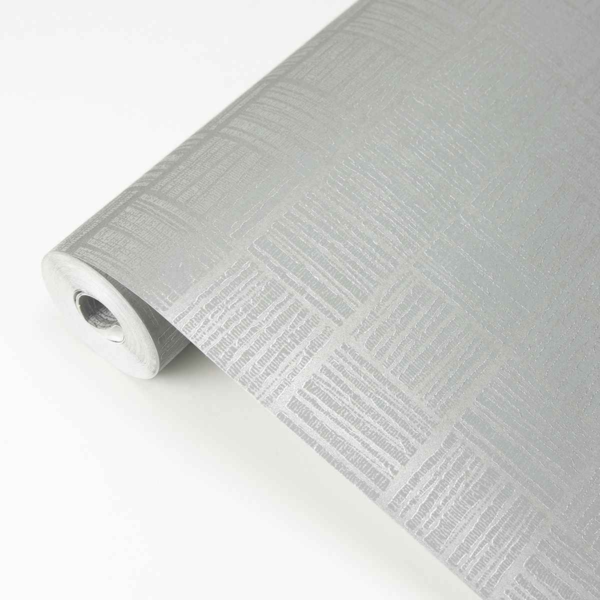 glint-silver-distressed-geometric-wallpaper-york-wallcoverings-2927-10504 - York Wallcoverings Wallpaper