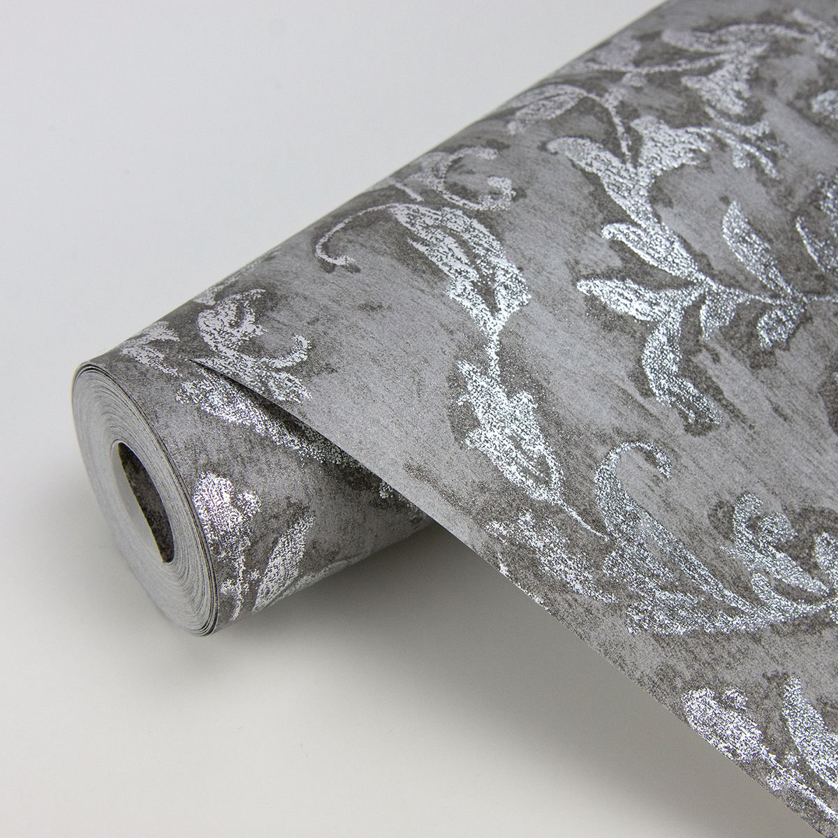 lyra-pewter-damask-wallpaper-york-wallcoverings-2927-20108 - York Wallcoverings Wallpaper