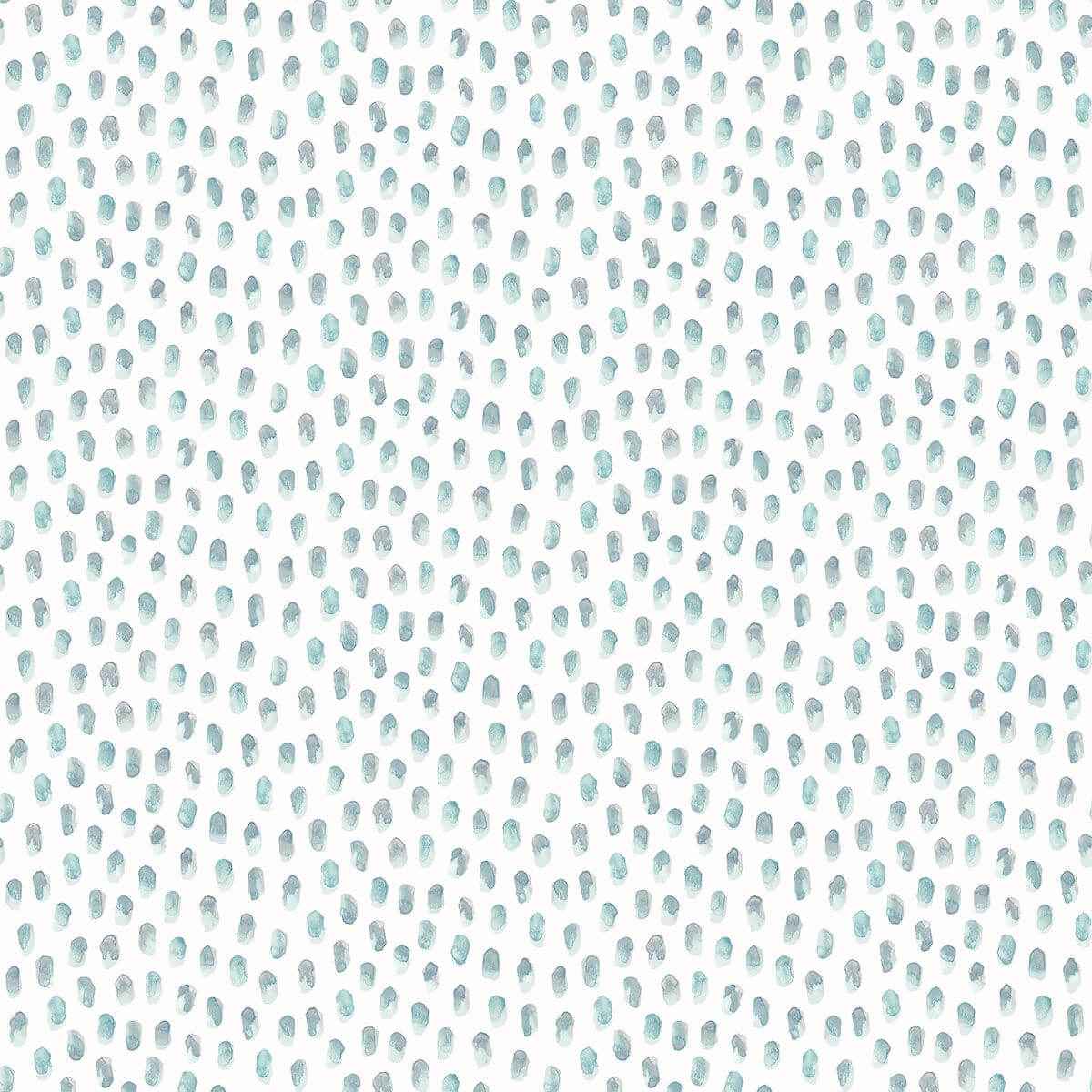 sand-aqua-painted-dots-wallpaper-york-wallcoverings-3120-13611 - York Wallcoverings Wallpaper