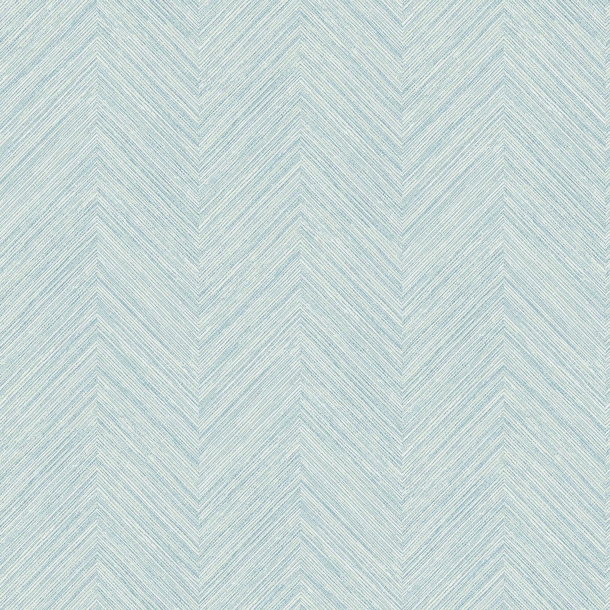 Caladesi Teal Faux Linen Wallpaper - York Wallcoverings - 3120-13672