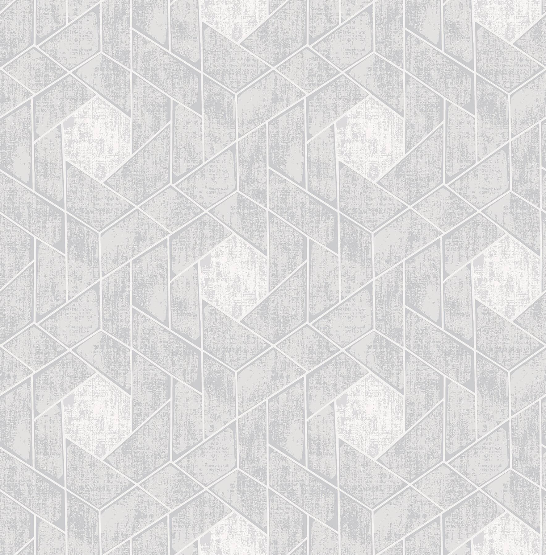 granada-light-grey-grey-geometric-wallpaper-york-wallcoverings-2964-25902 - York Wallcoverings Wallpaper