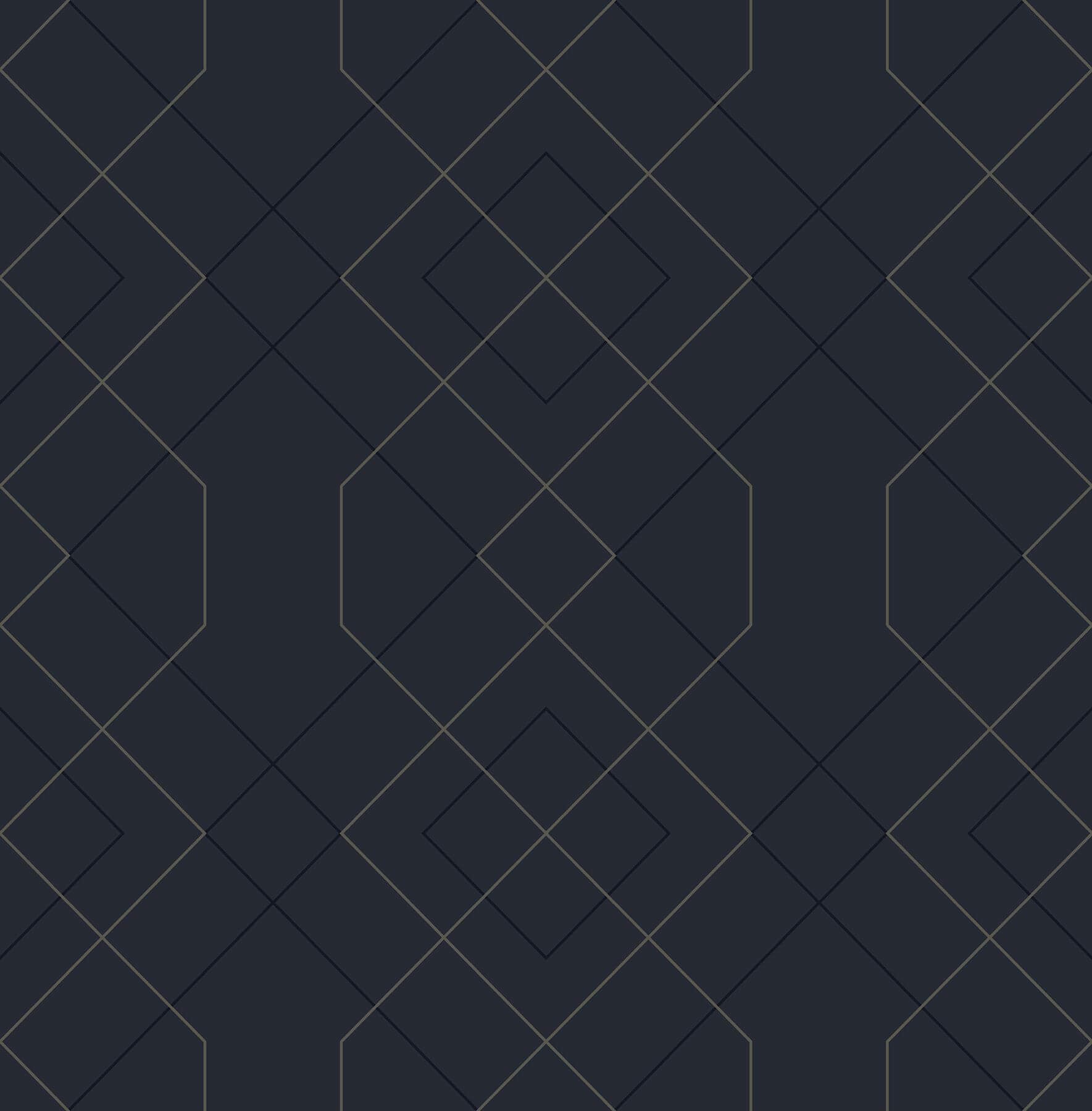 ballard-indigo-geometric-wallpaper-york-wallcoverings-2964-25913 - York Wallcoverings Wallpaper