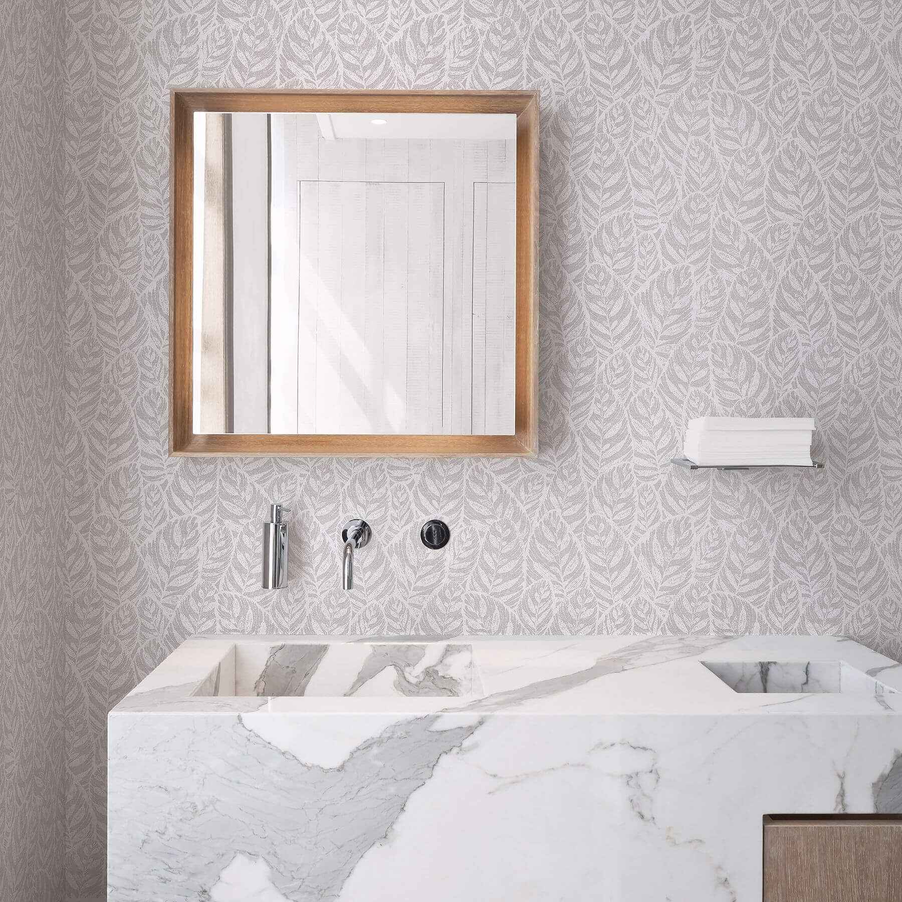 del-grey-grey-botanical-wallpaper-york-wallcoverings-2964-25925 - York Wallcoverings Wallpaper