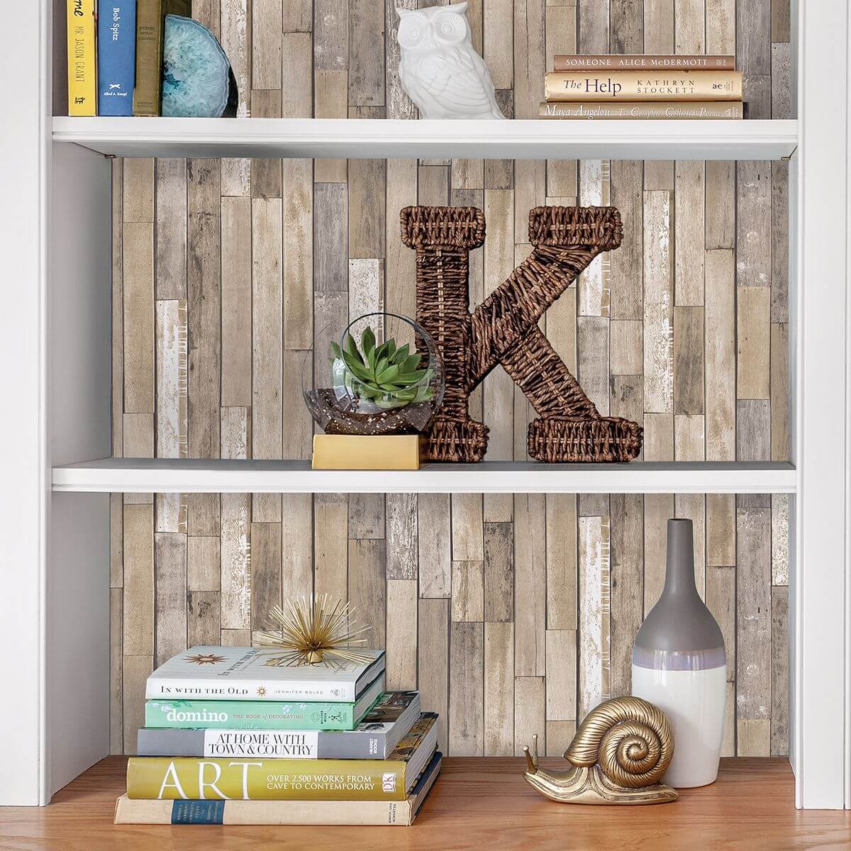 weathered-plank-barn-peel-stick-wallpaper-york-wallcoverings-nh3057 - York Wallcoverings Wallpaper