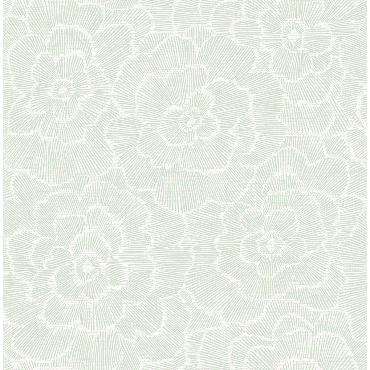 periwinkle-green-textured-floral-wallpaper-york-wallcoverings-2969-26040 - York Wallcoverings Wallpaper