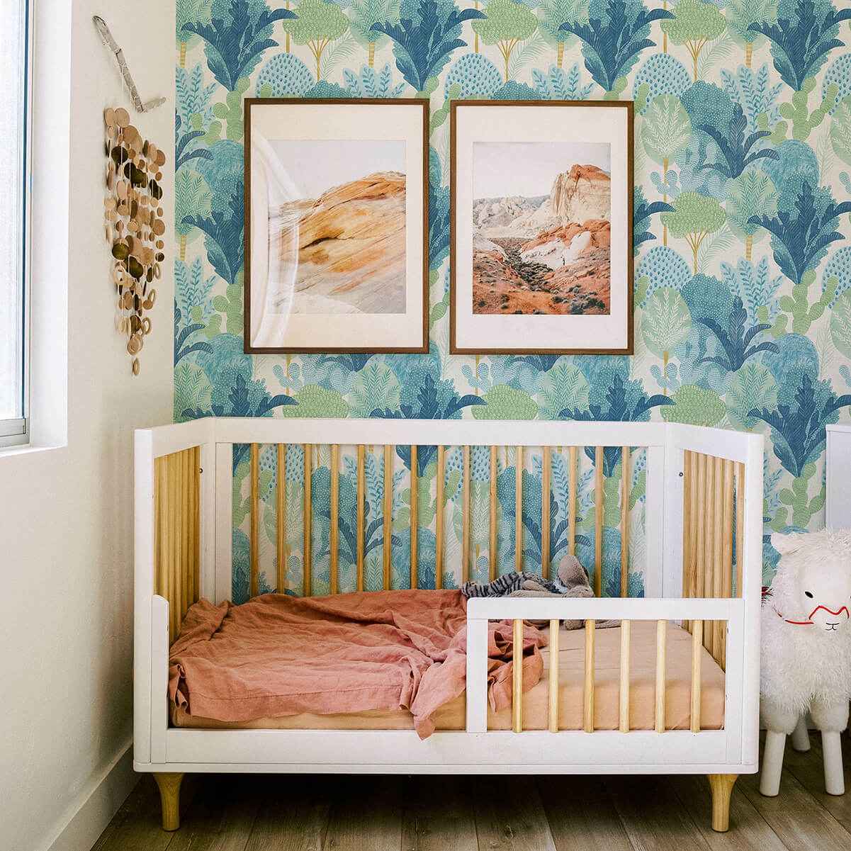 ari-teal-desert-oasis-wallpaper-york-wallcoverings-2969-26045 - York Wallcoverings Wallpaper