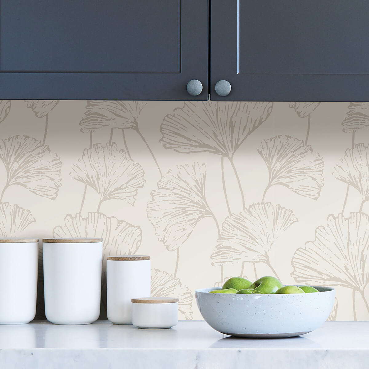 silver-hikarigaoka-peel-and-stick-wallpaper-york-wallcoverings-nus3578 - York Wallcoverings Wallpaper