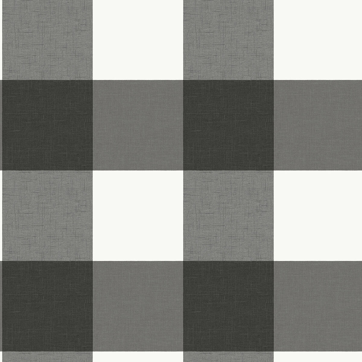 charcoal-farmhouse-plaid-peel-and-stick-wallpaper-york-wallcoverings-nus3624 - York Wallcoverings Wallpaper