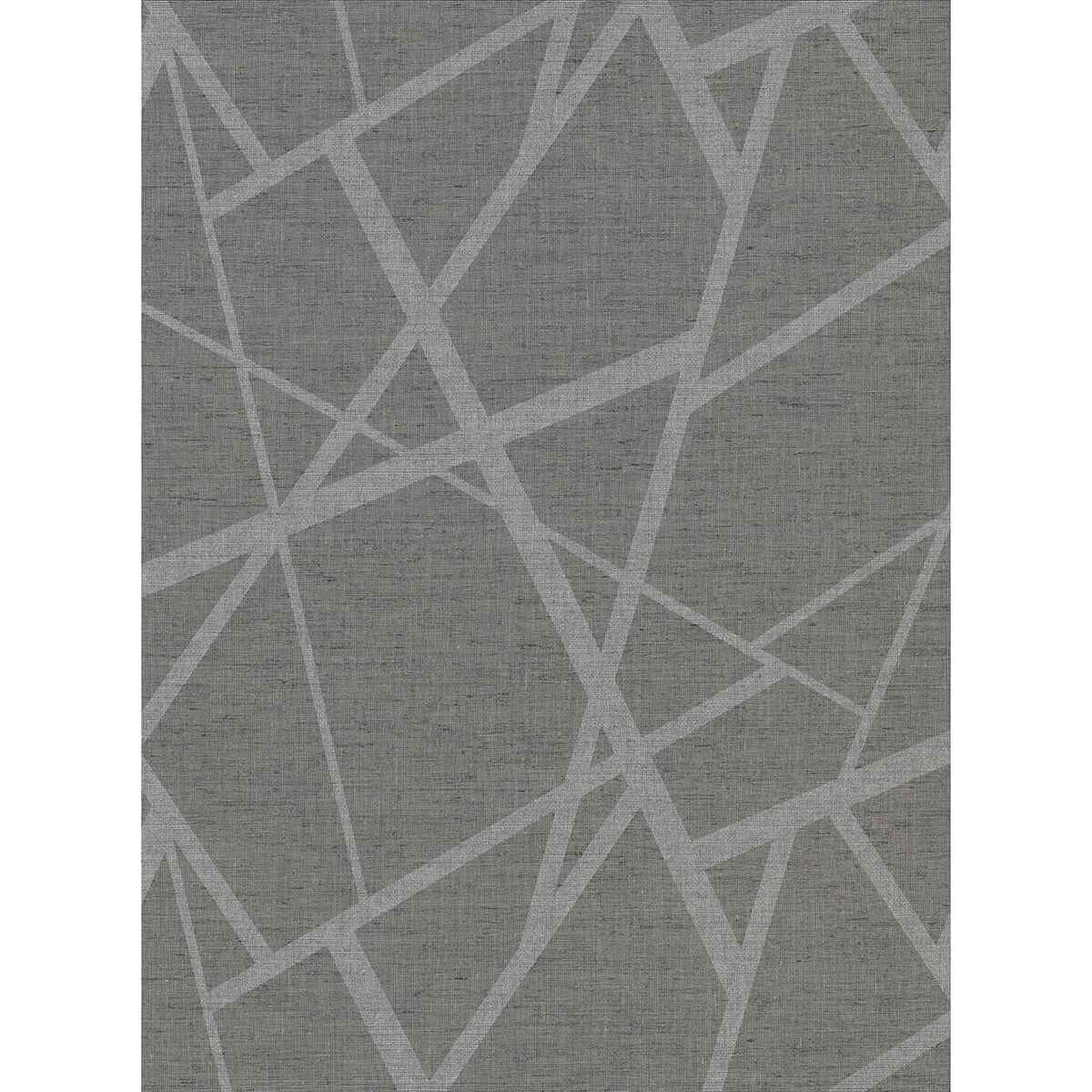 Avatar Pewter Abstract Geometric Wallpaper - York Wallcoverings - 2945-1101