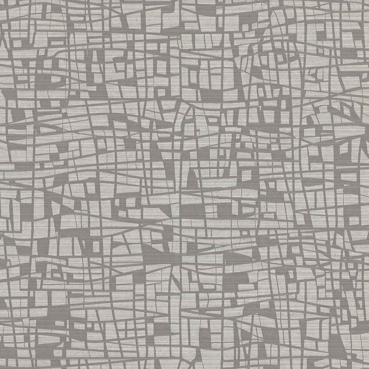 Tiffany Grey Abstract Geometric Wallpaper - York Wallcoverings - 2945-1115