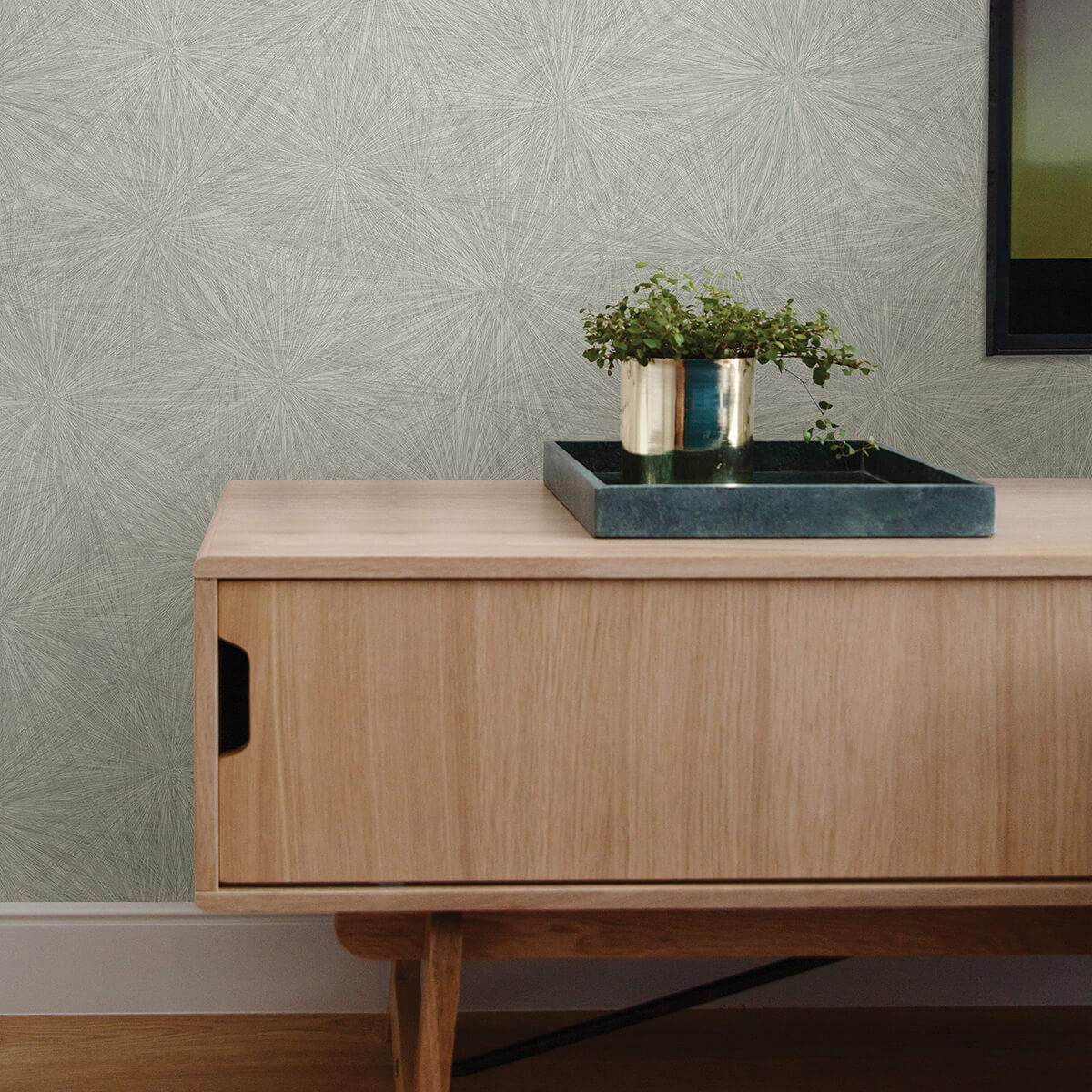 majestic-light-green-starburst-wallpaper-york-wallcoverings-2945-1123 - York Wallcoverings Wallpaper