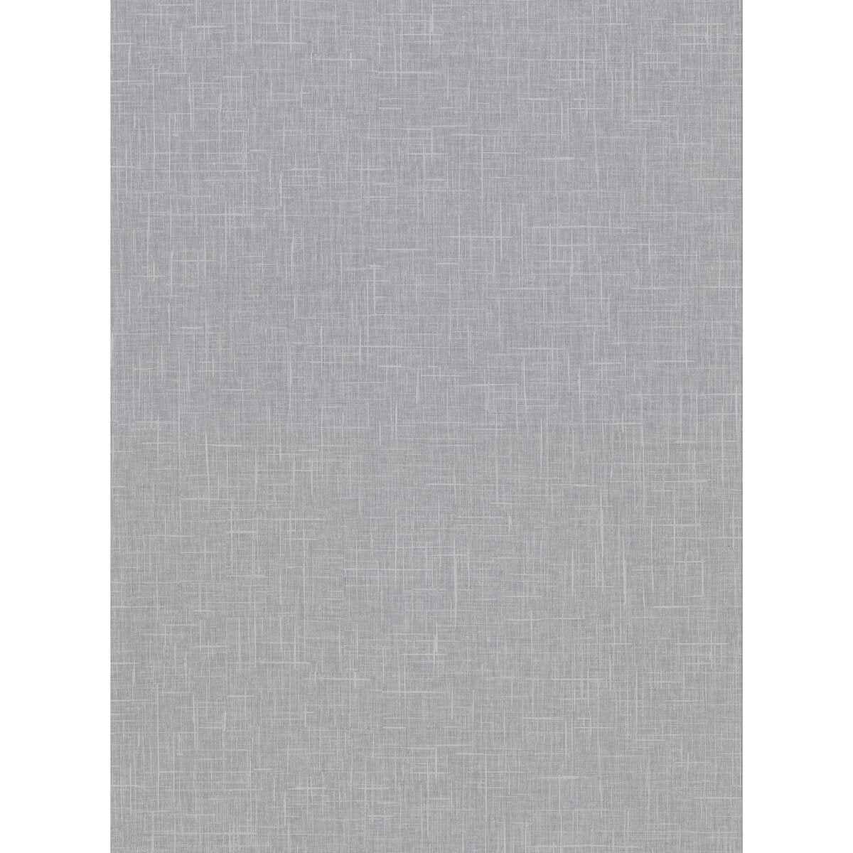Linville Pewter Faux Linen Wallpaper - York Wallcoverings - 2945-1136