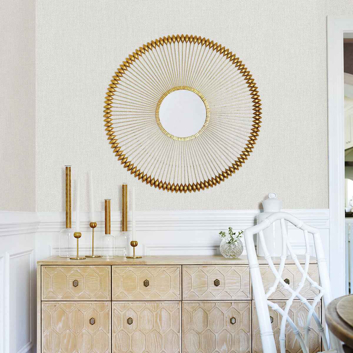 Cahaya Off White Texture Wallpaper - York Wallcoverings - 2979-3443-11 - York Wallcoverings Wallpaper