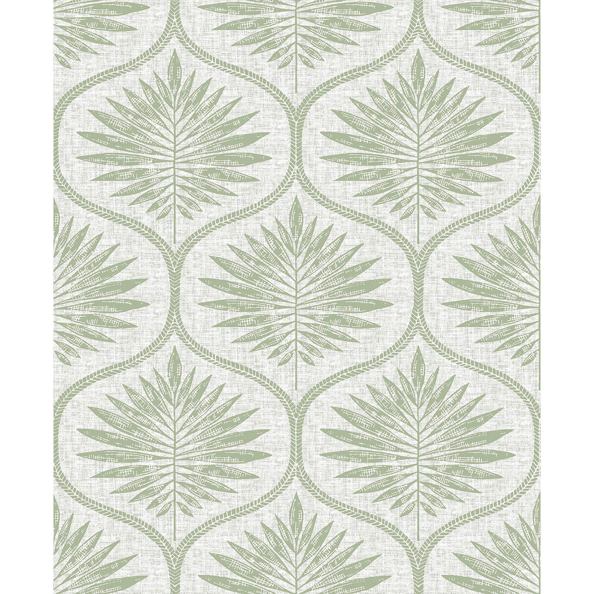 green-primitive-leaves-peel-and-stick-wallpaper-york-wallcoverings-nus3621 - York Wallcoverings Wallpaper
