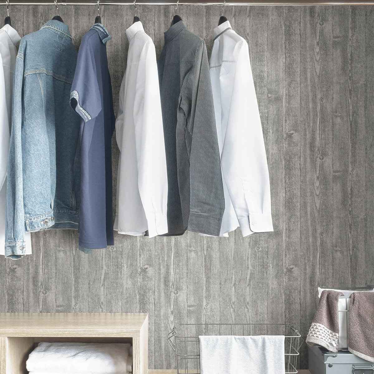 Portland Wood Peel and Stick Wallpaper - York Wallcoverings - NHS3684 - York Wallcoverings Wallpaper