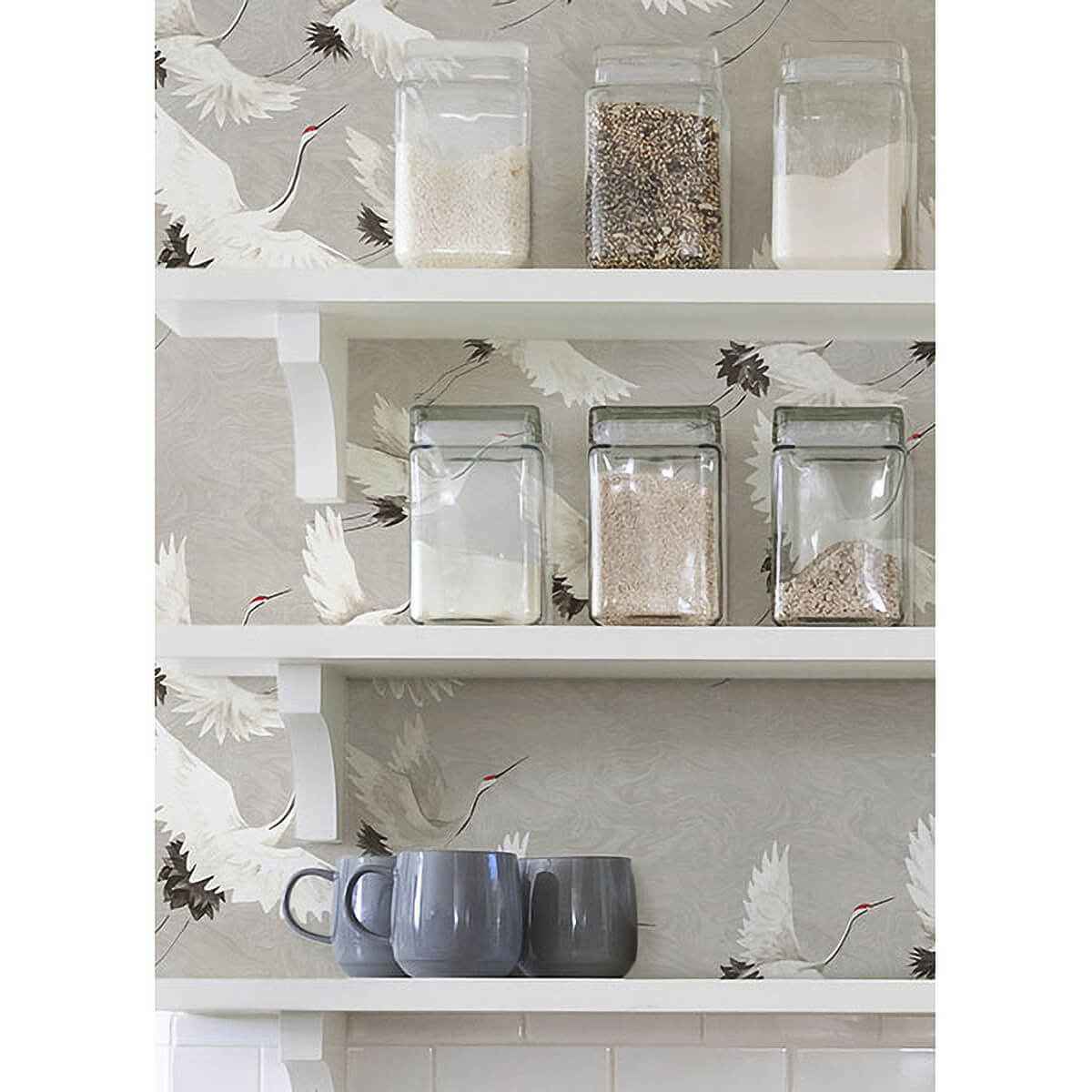 Grey Halcyon Peel and Stick Wallpaper - York Wallcoverings - NUS3678 - York Wallcoverings Wallpaper