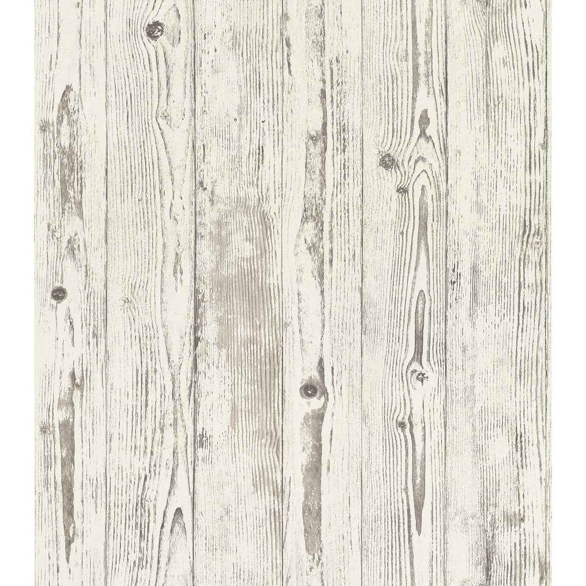 Albright White Weathered Oak Panels Wallpaper - York Wallcoverings - 4015-427301
