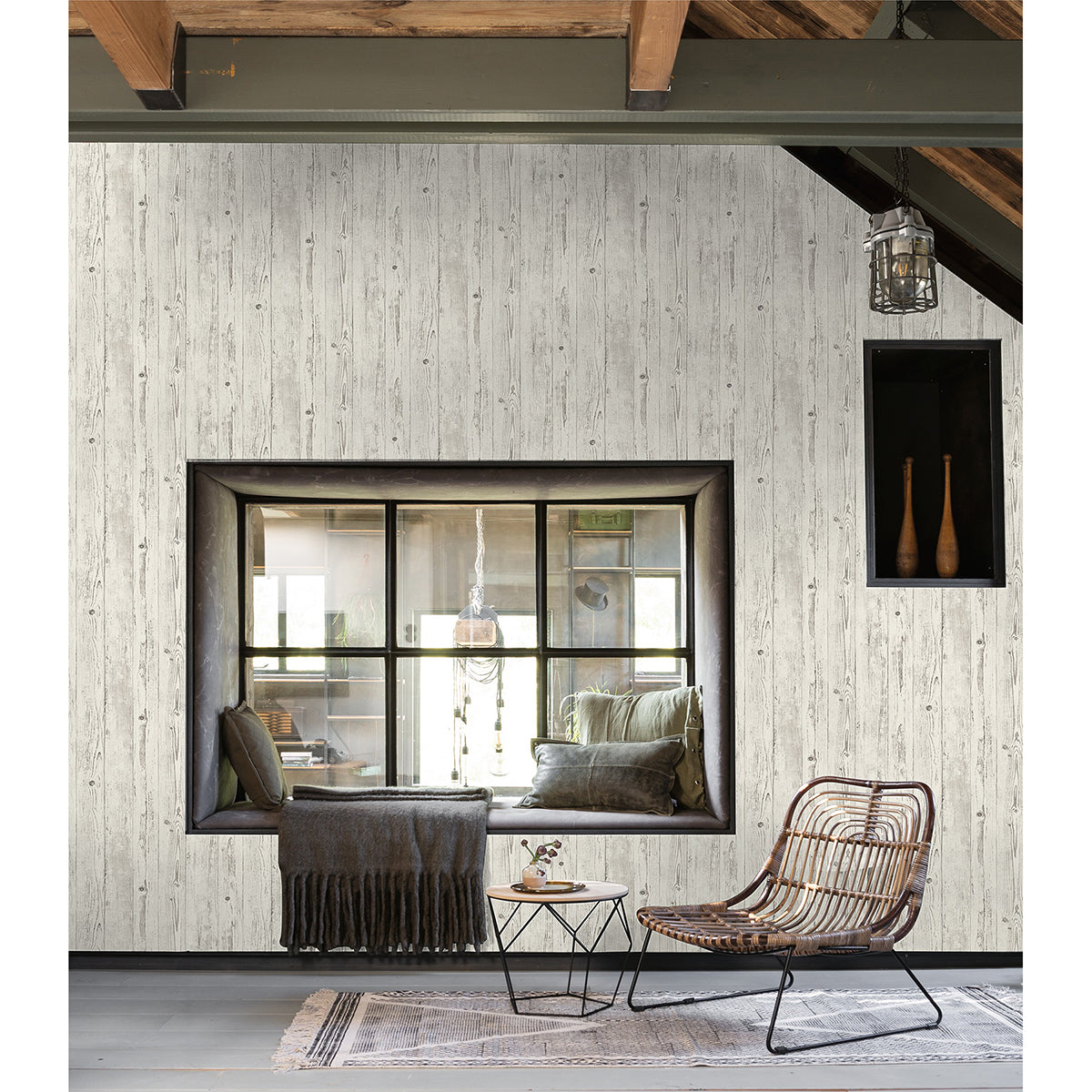 albright-white-weathered-oak-panels-wallpaper-york-wallcoverings-4015-427301 - York Wallpaper Wallpaper