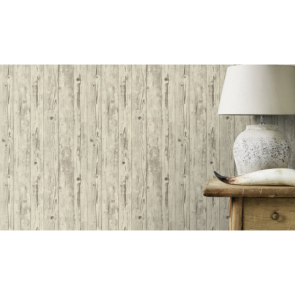 albright-ivory-weathered-oak-panels-wallpaper-york-wallcoverings-4015-427318 - York Wallcoverings Wallpaper
