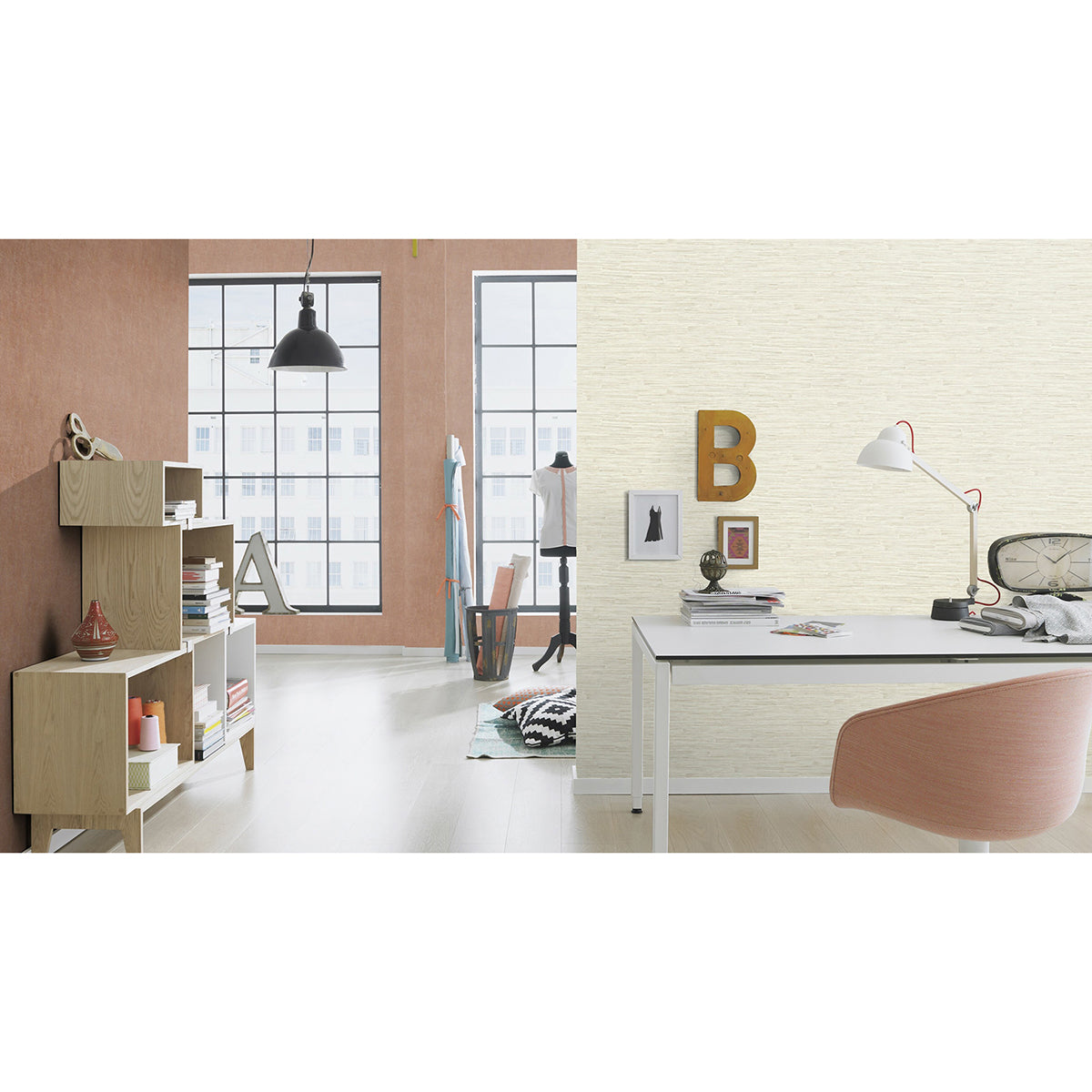 hutton-cream-tile-wallpaper-york-wallcoverings-4015-550535 - York Wallcoverings Wallpaper