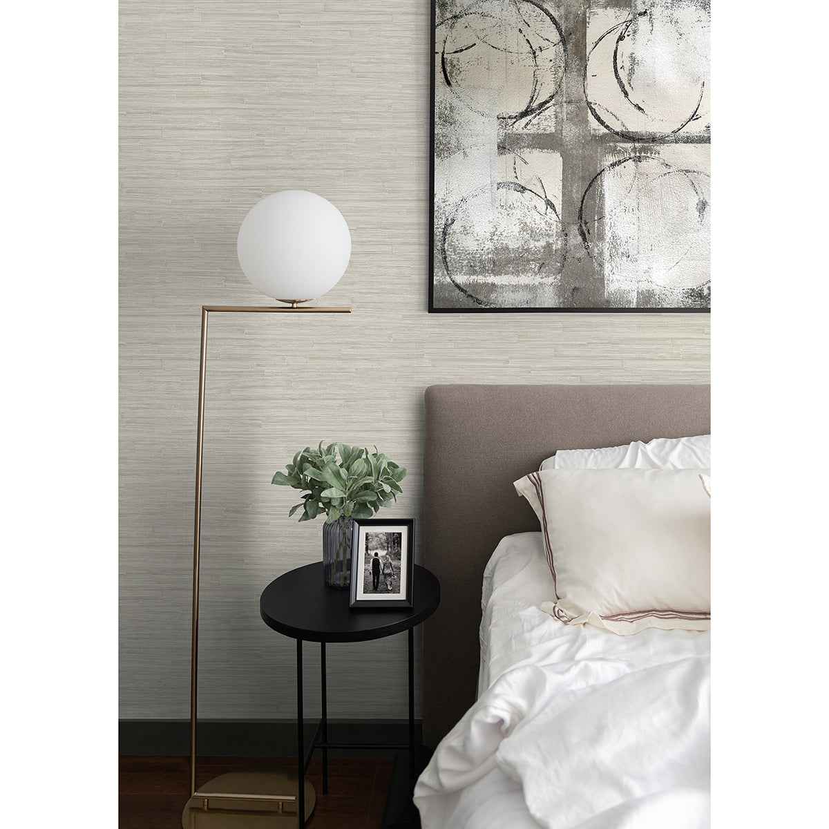 Hutton Silver Tile Wallpaper - York Wallcoverings - 4015-550542 - York Wallcoverings Wallpaper