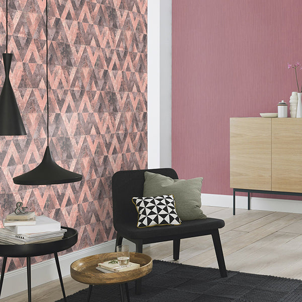shikhar-raspberry-geometric-wallpaper-york-wallcoverings-rh535532 - York Wallcoverings Wallpaper