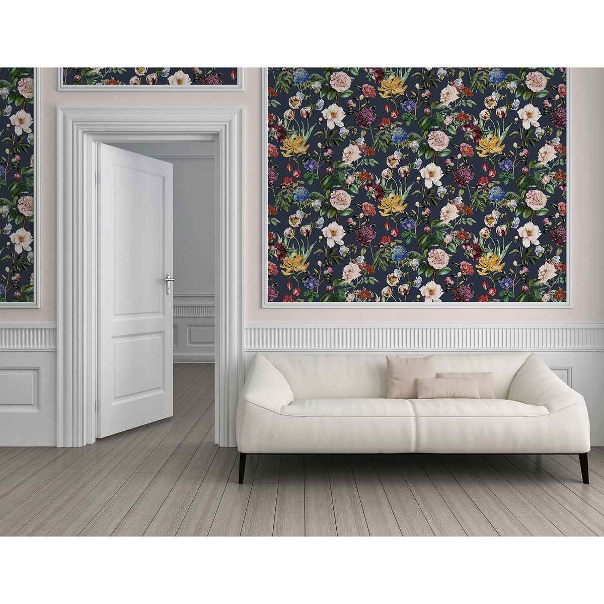 Aviva Multicolor English Garden Wallpaper - York Wallcoverings - AS373364 - York Wallcoverings Wallpaper