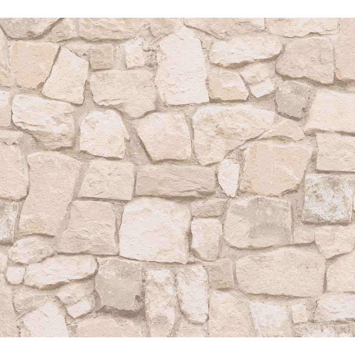 Morris Beige Natural Stone Wallpaper - York Wallcoverings - AS692429