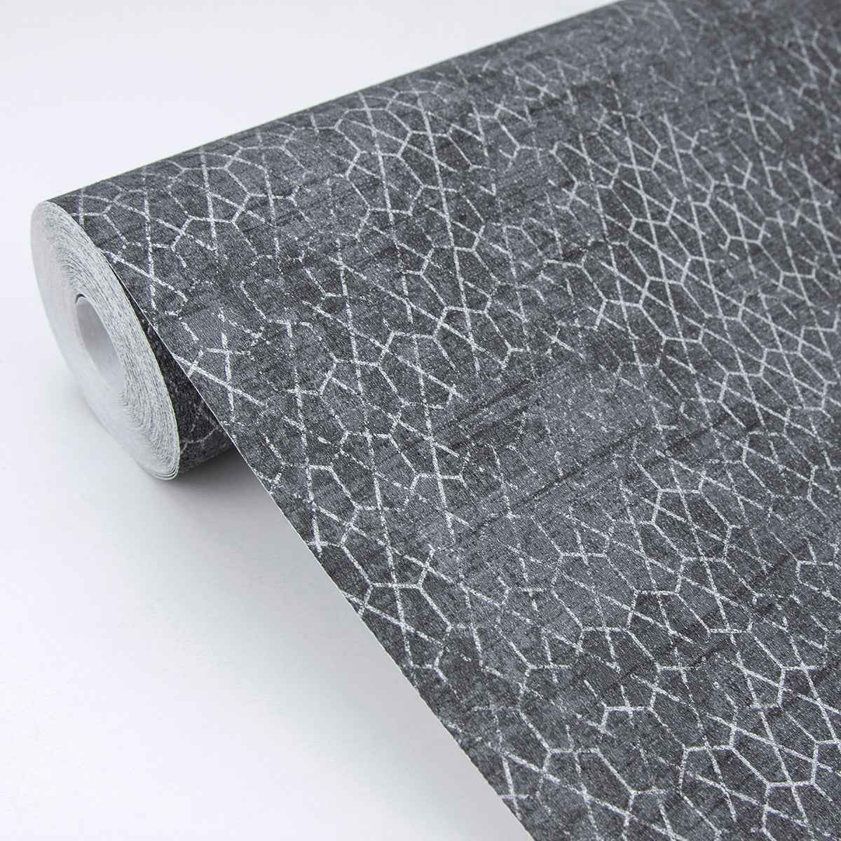Elias Grey Gridline Wallpaper - York Wallcoverings - 4020-75809 - York Wallcoverings Wallpaper