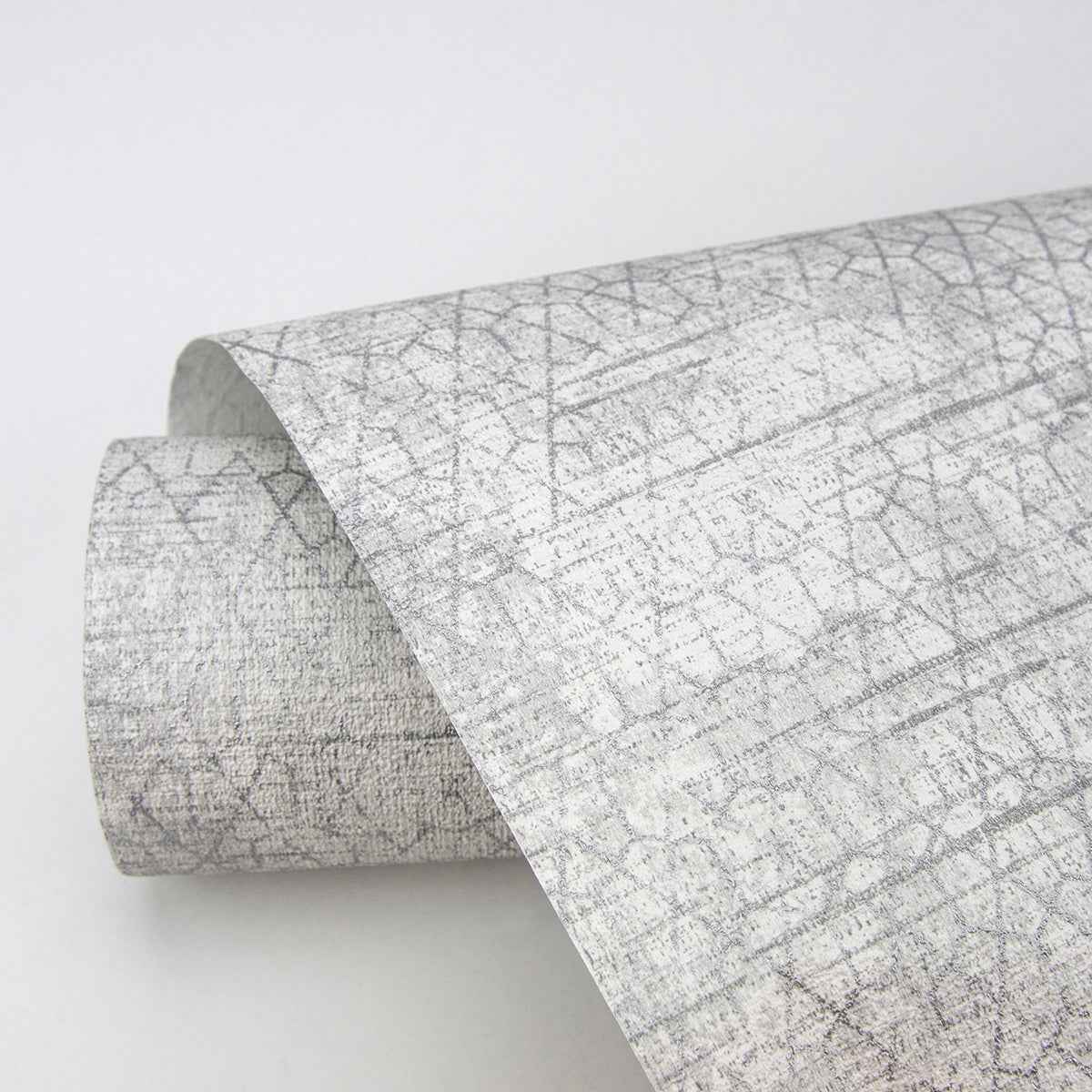 Elias Light Grey Gridline Wallpaper - York Wallcoverings - 4020-75819 - York Wallcoverings Wallpaper
