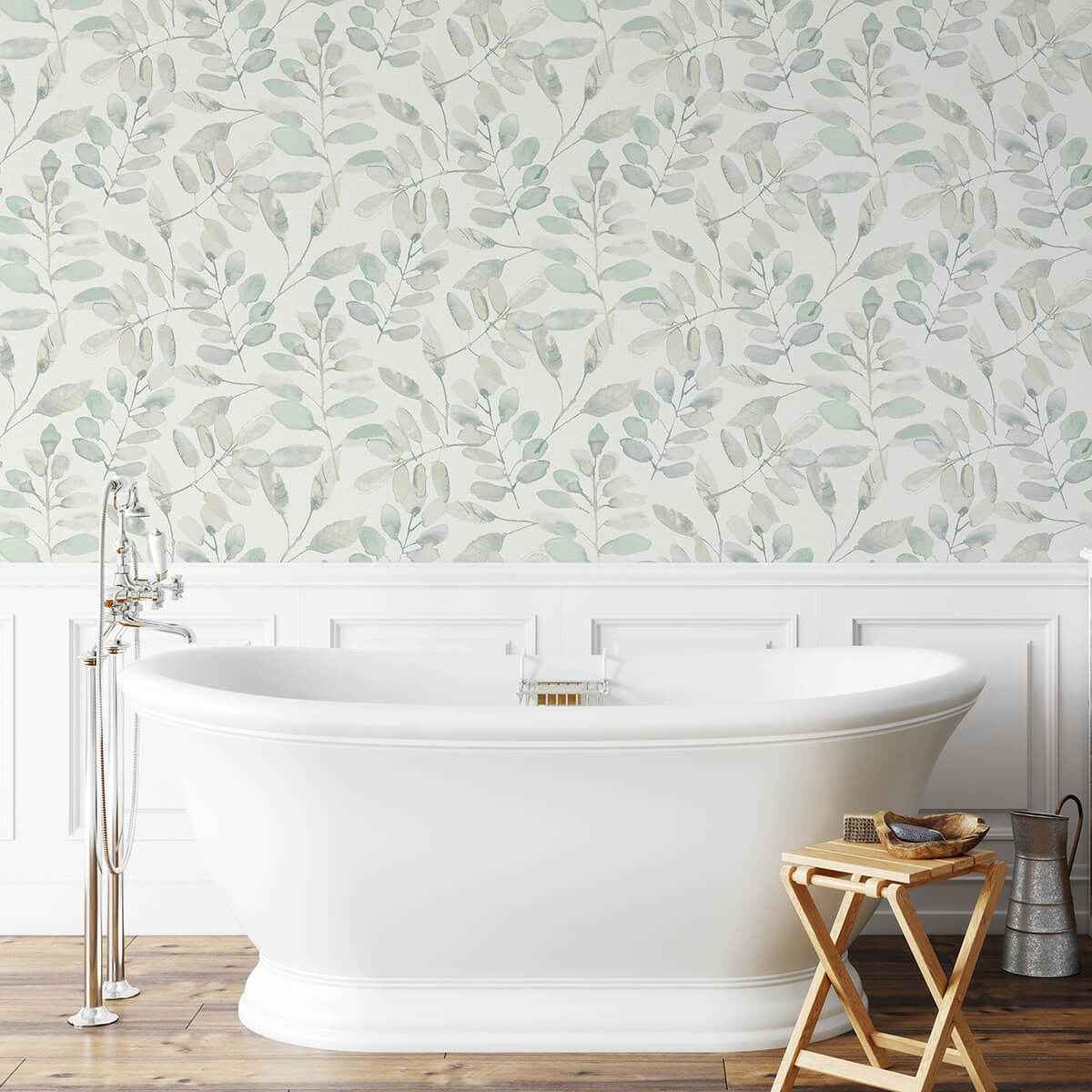 Fable Leaf Peel & Stick Wallpaper - York Wallcoverings - NHS3764 - York Wallcoverings Wallpaper