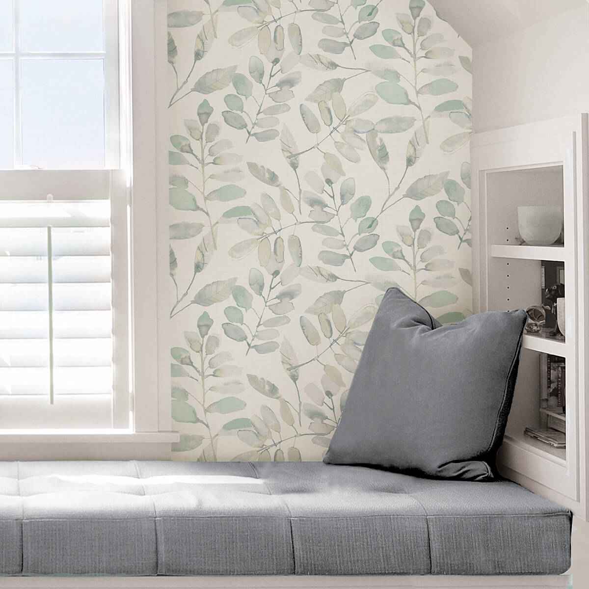 Fable Leaf Peel & Stick Wallpaper - York Wallcoverings - NHS3764 - York Wallcoverings Wallpaper