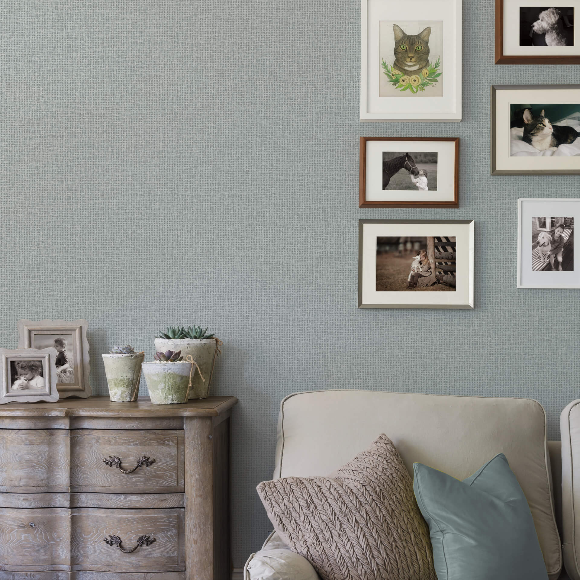 marblehead-grey-basket-weave-wallpaper-york-wallcoverings-2927-81018 - York Wallpaper Wallpaper