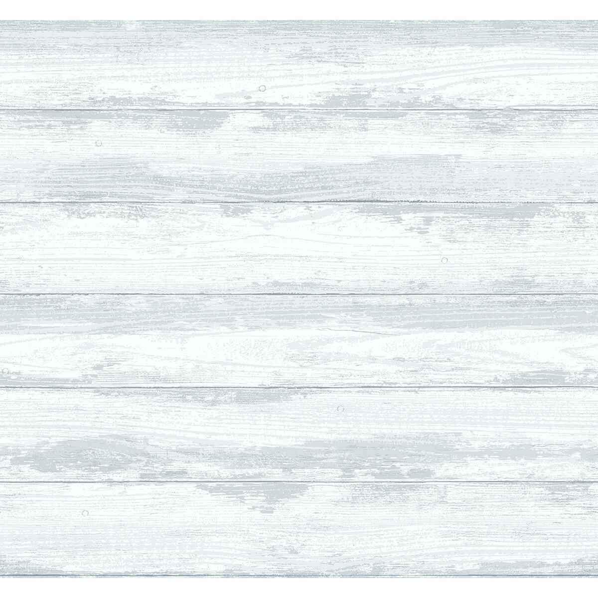Truro Grey Weathered Shiplap Wallpaper - York Wallcoverings - 2927-81400