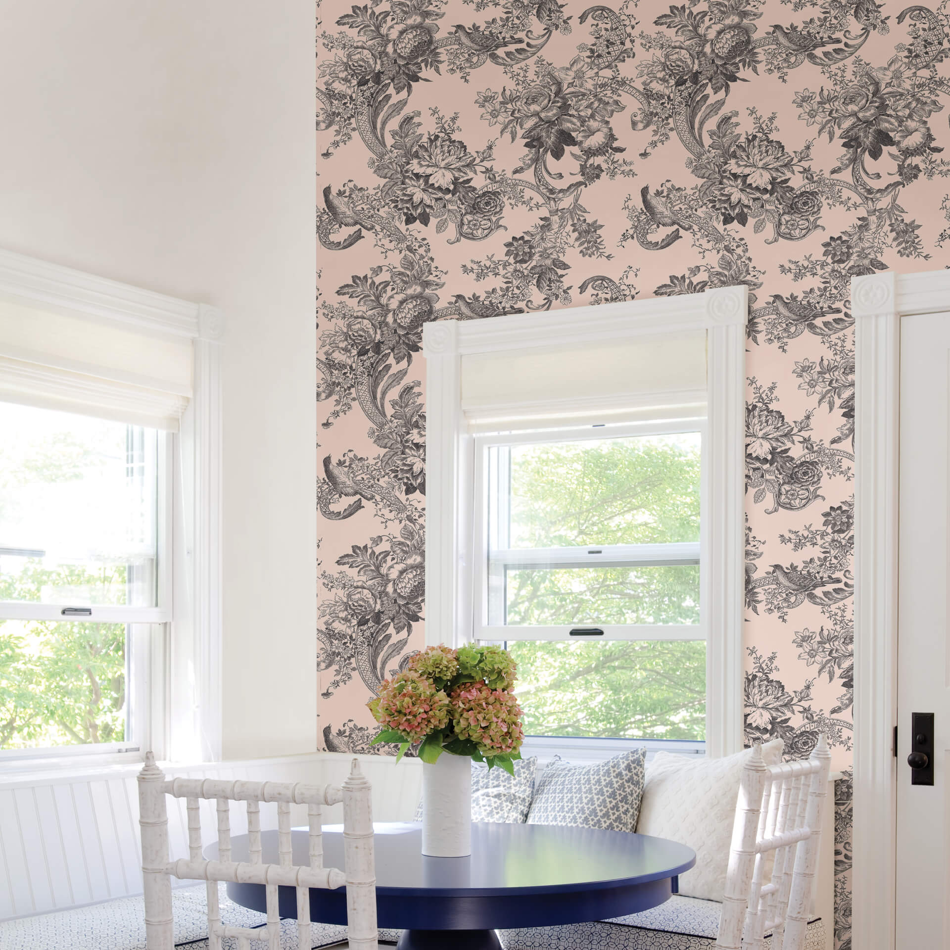 carmel-blush-baroque-florals-wallpaper-york-wallcoverings-2927-81601 - York Wallcoverings Wallpaper