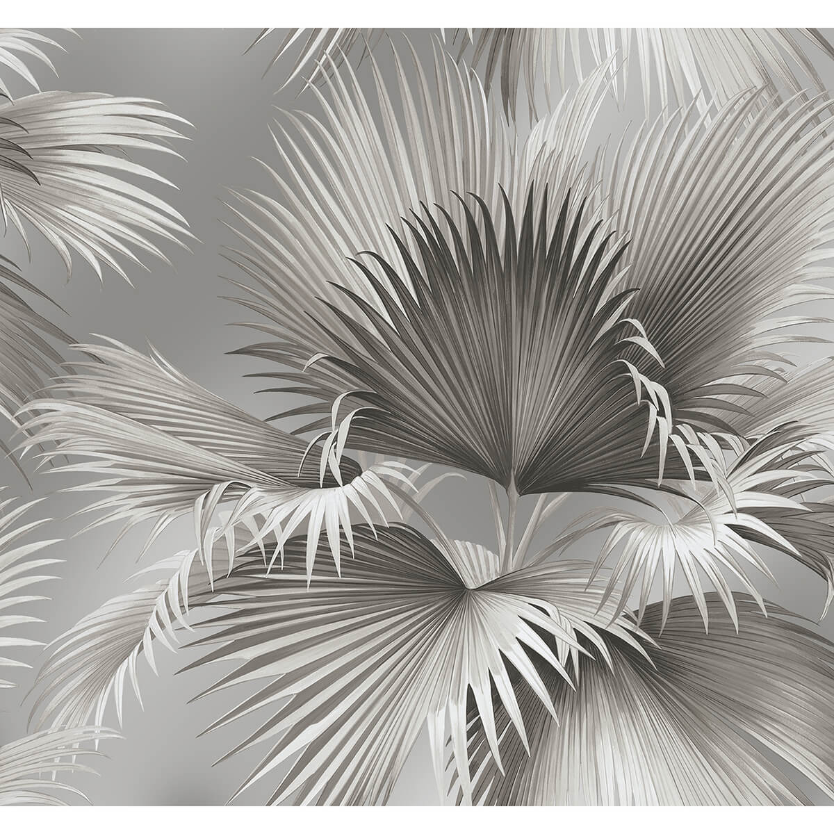 summer-palm-platinum-tropical-wallpaper-york-wallcoverings-2927-81908 - York Wallcoverings Wallpaper