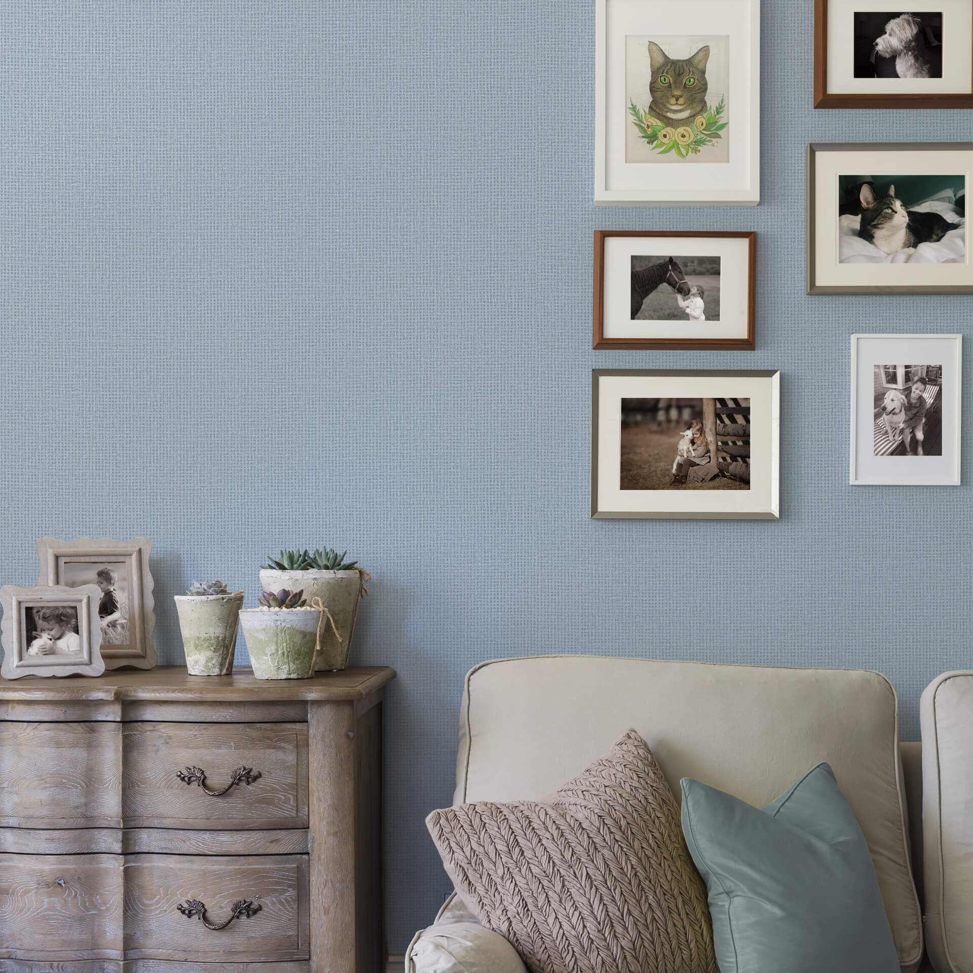 marblehead-bluebell-basket-weave-wallpaper-york-wallcoverings-2927-81002 - York Wallcoverings Wallpaper
