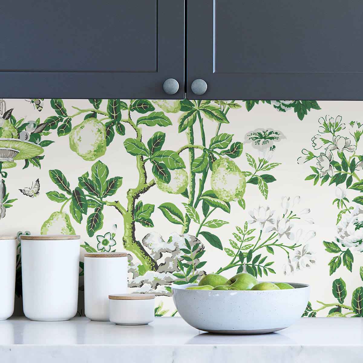 Verdance Shantung Garden Scalamandre Self Adhesive Wallpaper - York Wallcoverings - SCS3841 - York Wallcoverings Wallpaper