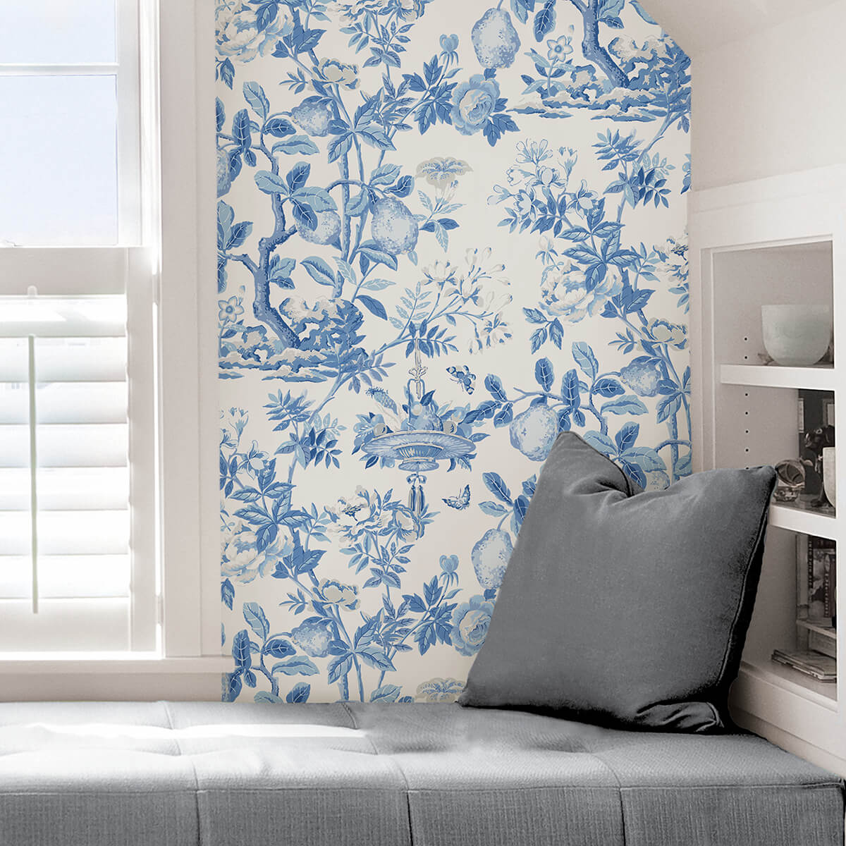delft-shantung-garden-scalamandre-self-adhesive-wallpaper-york-wallcoverings-scs3842 - York Wallcoverings Wallpaper