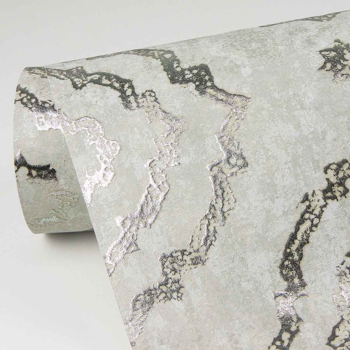 Uma Platinum Star Medallion Wallpaper - York Wallcoverings - 4019-86424 - York Wallcoverings Wallpaper