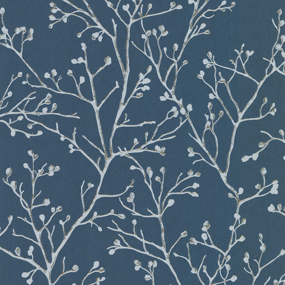koura-sapphire-budding-branches-wallpaper-york-wallcoverings-4019-86455 - York Wallcoverings Papel pintado