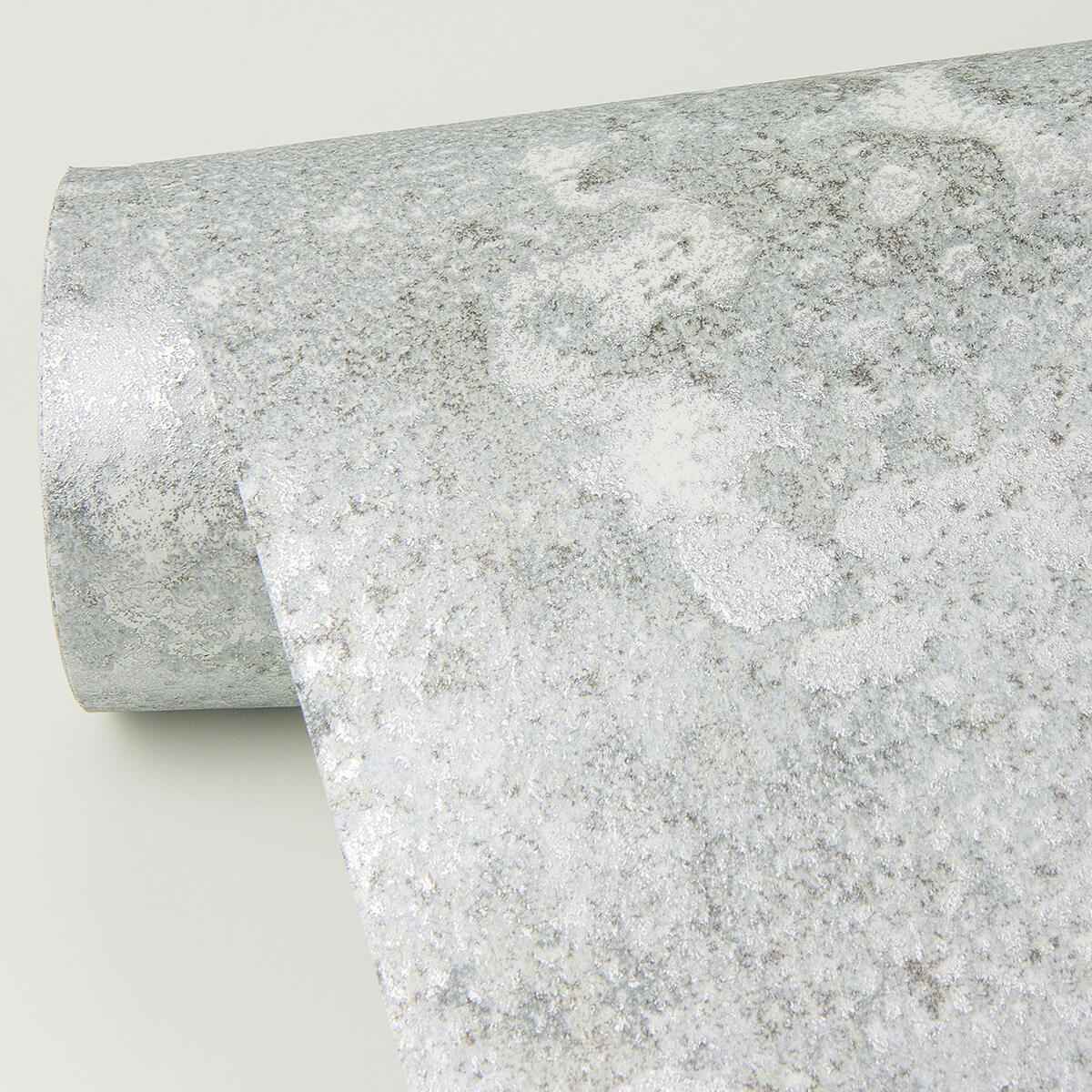 Kulta Silver Cemented Wallpaper - York Wallcoverings - 4019-86472 - York Wallcoverings Wallpaper