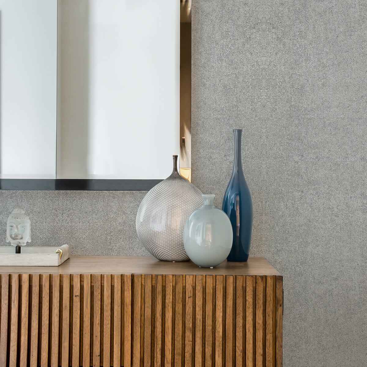 Nysa Silver High Gloss Wallpaper - York Wallcoverings - 4019-86483 - York Wallcoverings Wallpaper