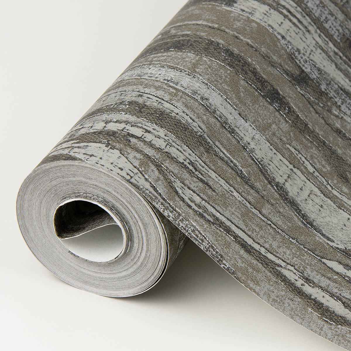 Suna Charcoal Woodgrain Wallpaper - York Wallcoverings - 4019-86487 - York Wallcoverings Wallpaper