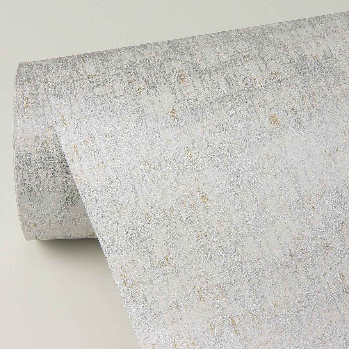 Zeke Silver Imitation Fabric Wallpaper - York Wallcoverings - 4019-86488 - York Wallcoverings Wallpaper