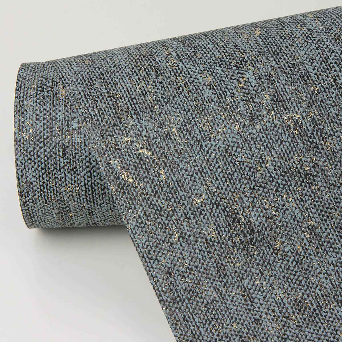 Reuss Slate Faux Fabric Wallpaper - York Wallcoverings - 4019-86497