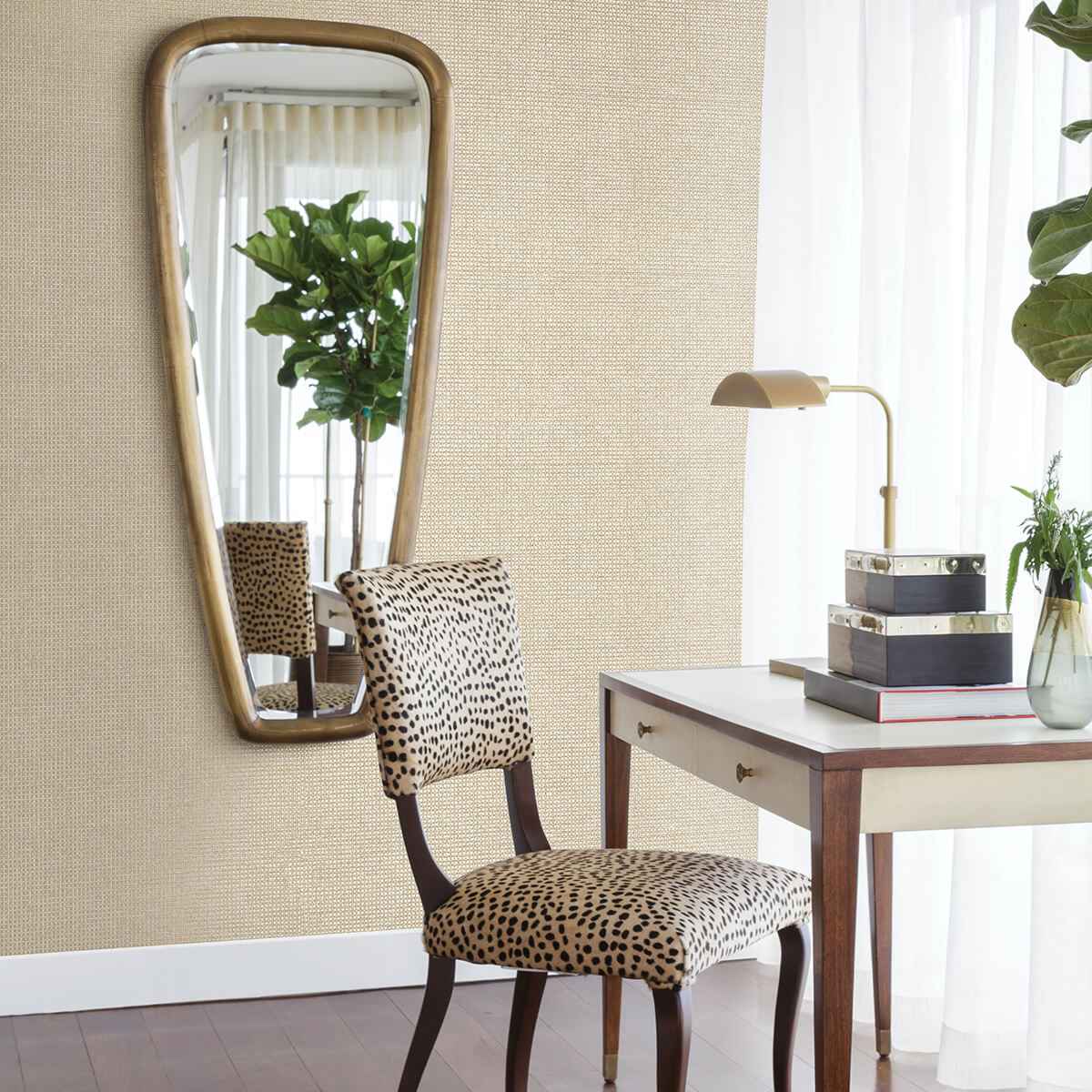 Wanchai Metallic Grasscloth Wallpaper - York Wallcoverings - 2829-54774 - York Wallcoverings Wallpaper