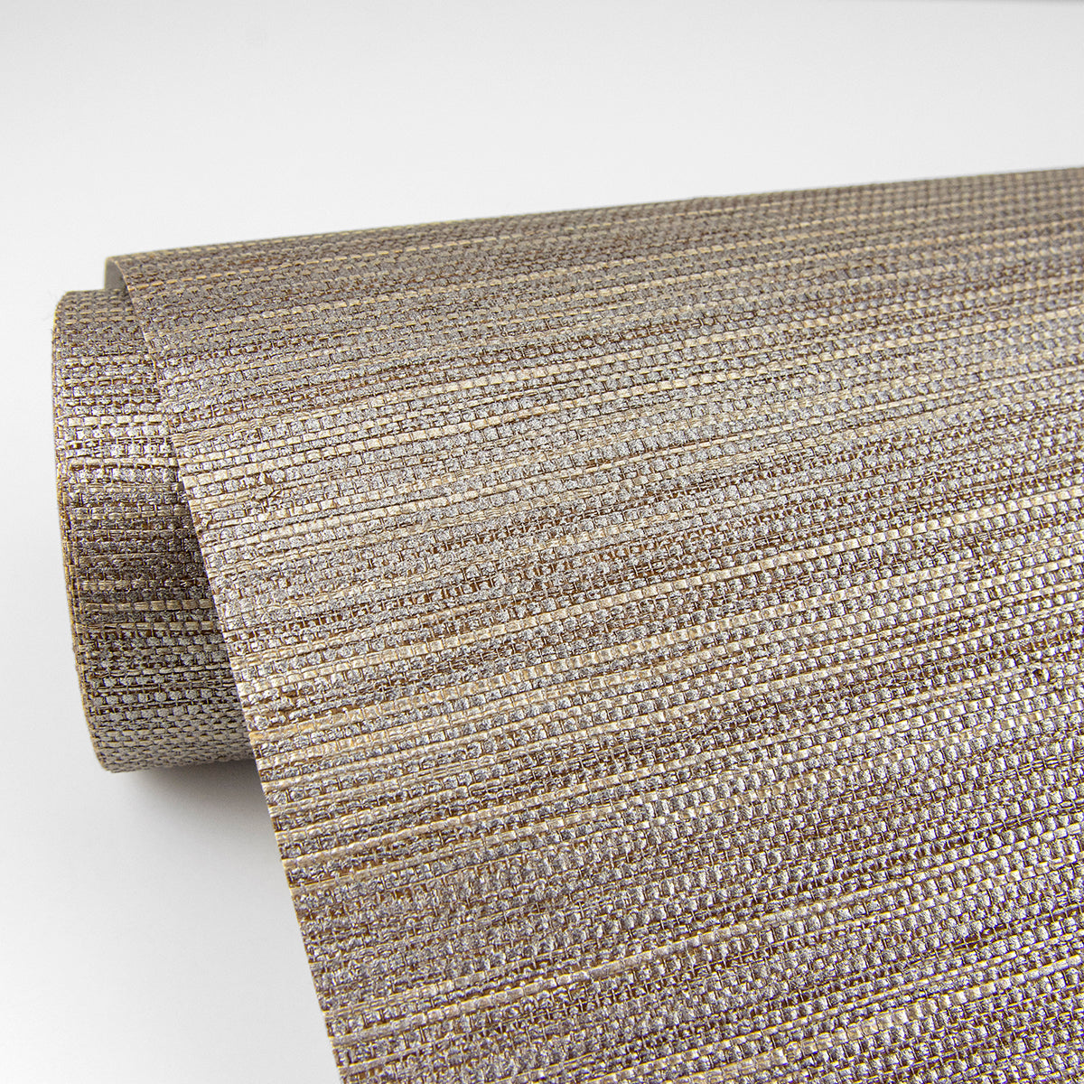 liaohe-bronze-grasscloth-wallpaper-york-wallcoverings-2829-80038 - York Wallcoverings Wallpaper
